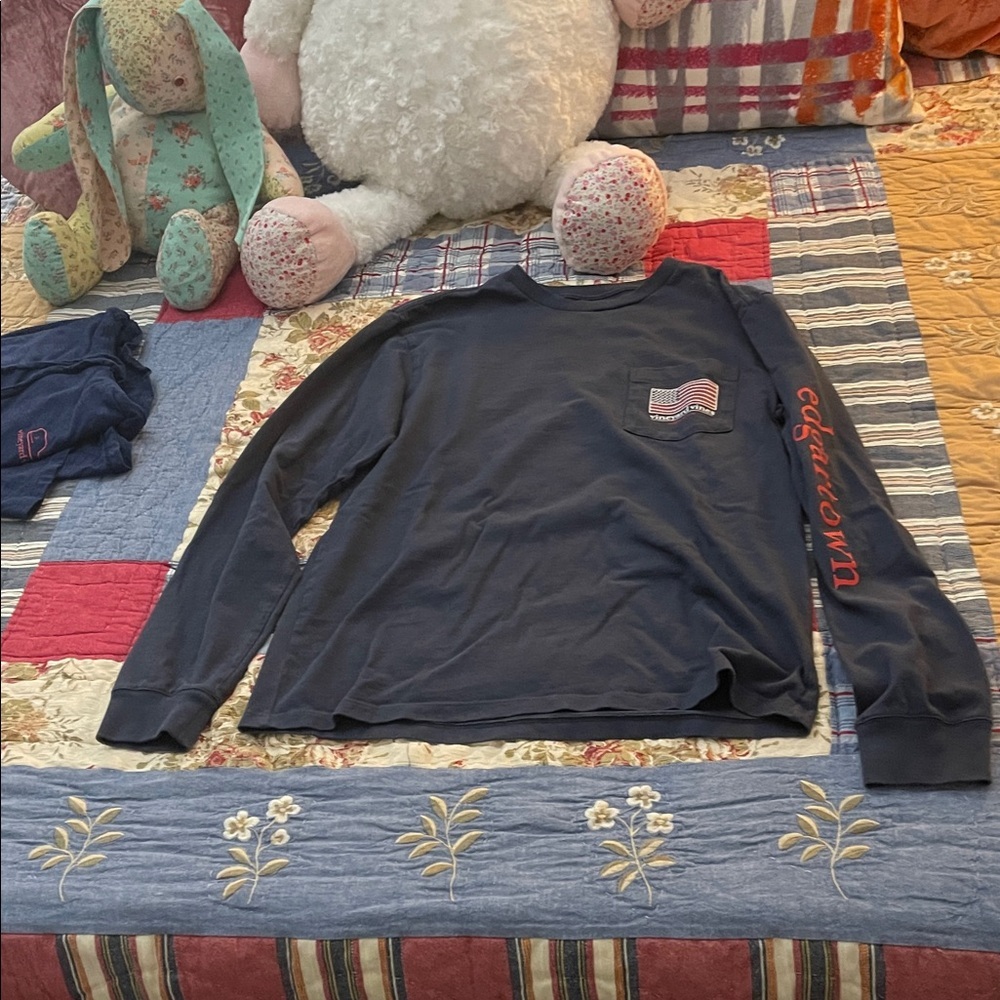 Vineyard Vines Navy Cotton Shirt